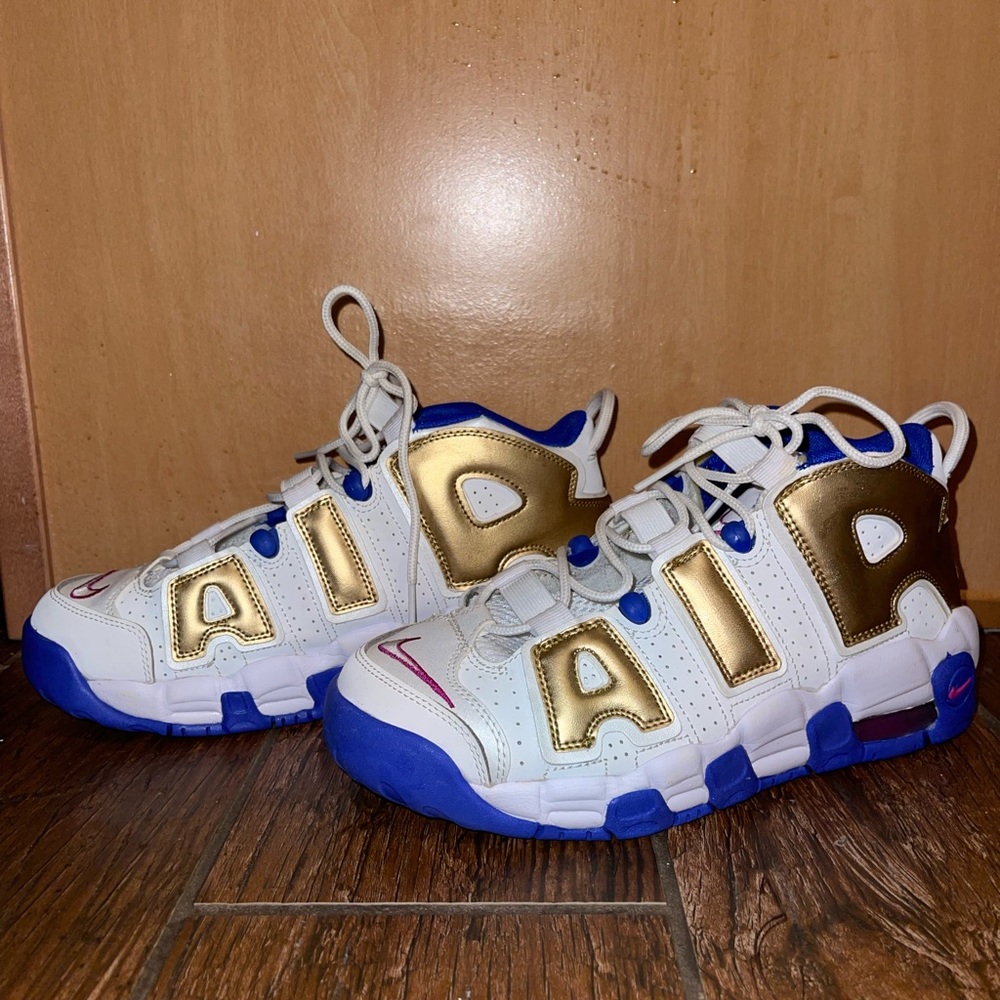 Worn twice, Nike Air PB&J Uptempo Sneakers